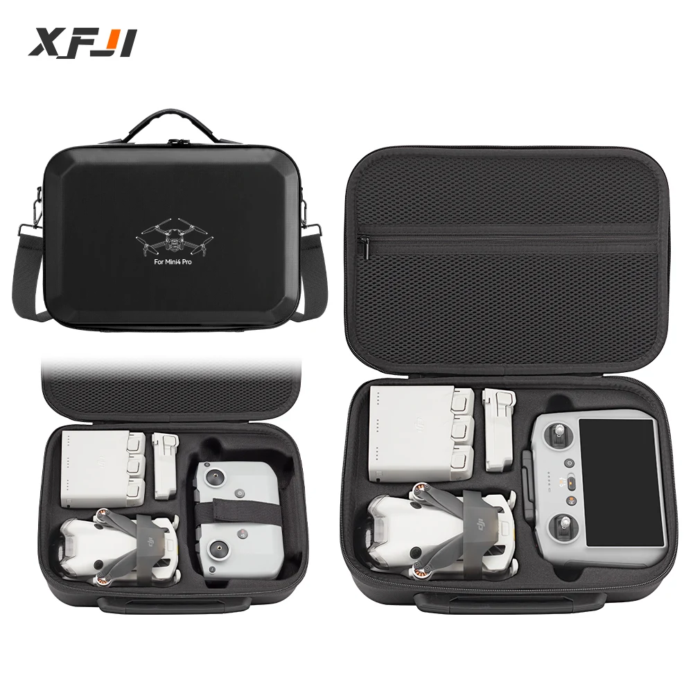 Storage Bag for DJI Mini 4 Pro RC 2/RC N2 Carrying Case Handbag for DJI Mini 4 Pro Drone Accessories Box Waterproof Shoulder Bag