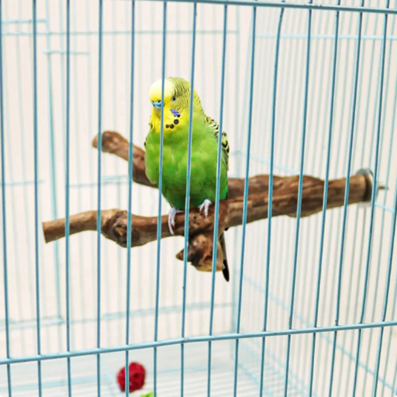 Parrot Stand Branches Station Rod Station Board Natural Grape Tree Branch Birds Cage Accessories Bird Pigeon Parrot Bite Toy