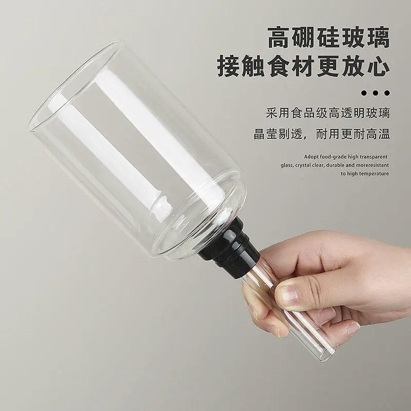 Coffee  Siphon Pot, Coffee Pot, Manual  Brewing Utensil Set, A Complete Set of Glass Upper and Lower Pot Accessories
