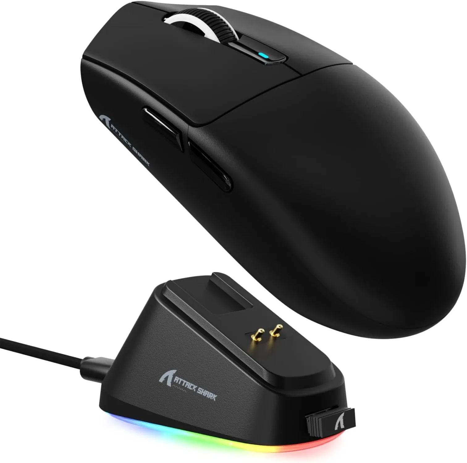 

ATTACK SHARK G3PRO Tri-Mode Wireless Gaming Mouse – 25K DPI PAW3311 RGB Magnetic Dock BK5282 2.4G/BT/USB for Esports