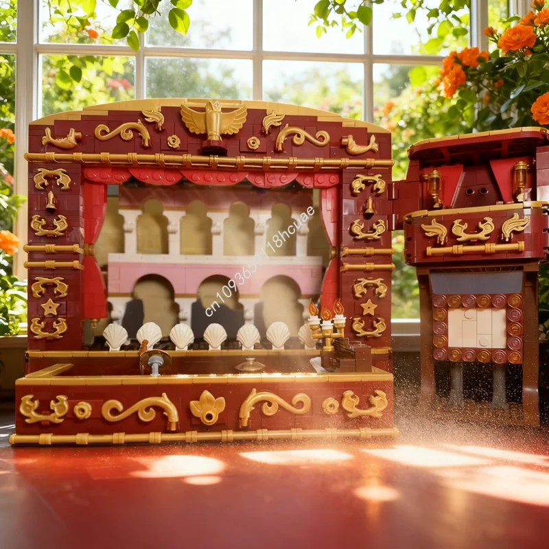 

1339pcs MOC Muppet Theatre Model Building Blocks Architecture DIY Creative Toy Education Christmas Gift Brick Kids Birthday