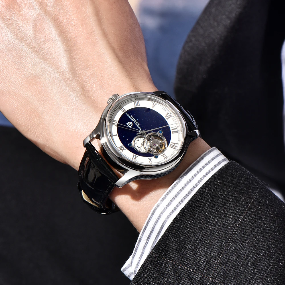 PAGANI DESIGN 2025, neue Herrenuhr, luxuriöse automatische mechanische Herrenuhr, NH39A-Uhrwerk, Saphirglas, 100 Meter wasserdicht