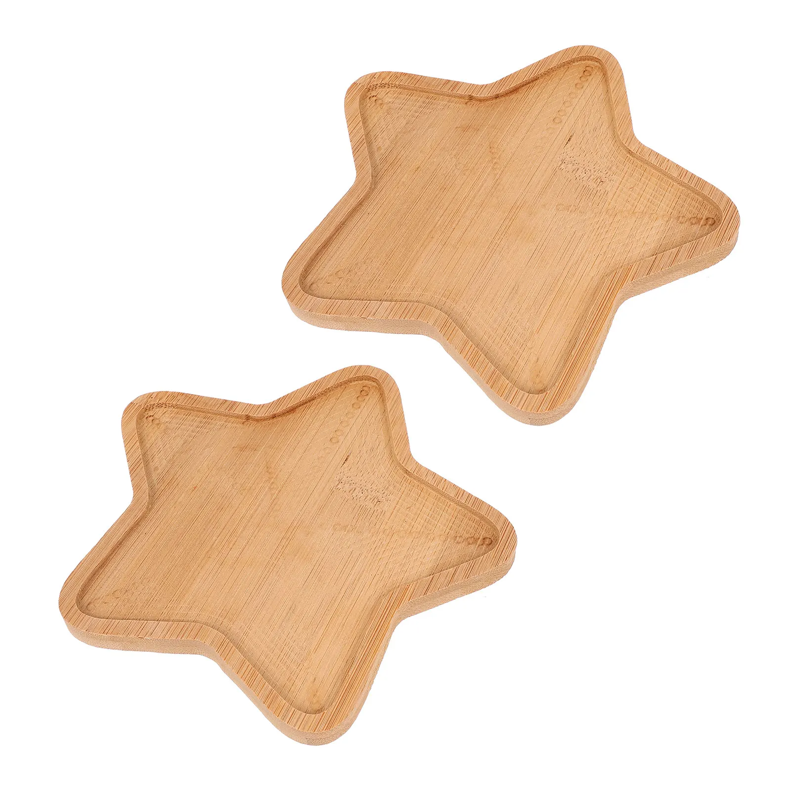 

2pcs Diy Making Crafts Bamboo Tray Creative Cup Mat Blank Materials For Home Decor Diy Filled Tray Craft Plate Making Kit