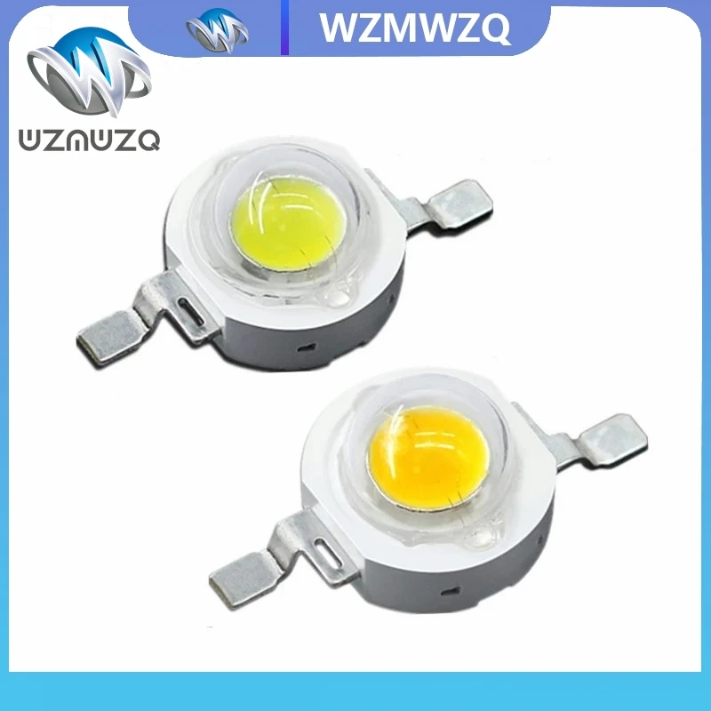 

10PCS/LOT led 1W 100-120LM LED Bulb IC SMD Lamp Light Daylight white/warm white High Power 1W LED Lamp bead