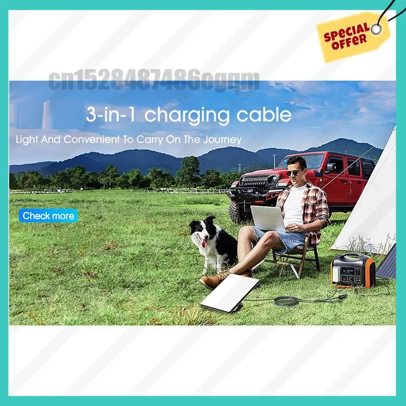 -ABJZ لشاحن سيارة Starlink Mini 100W 2 في 1 مع كابل 3 أمتار من النوع C إلى تيار مستمر شاشة LED إدراج ثقب ولاعة السجائر