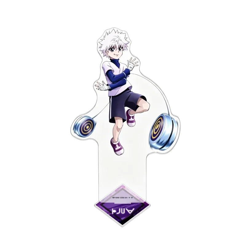 HUNTER×HUNTER ANIME Gon Freecss Killua Zoldyck Acrylic Figure Stand Figure Desktop Ornament Collecting Accessories Keychain