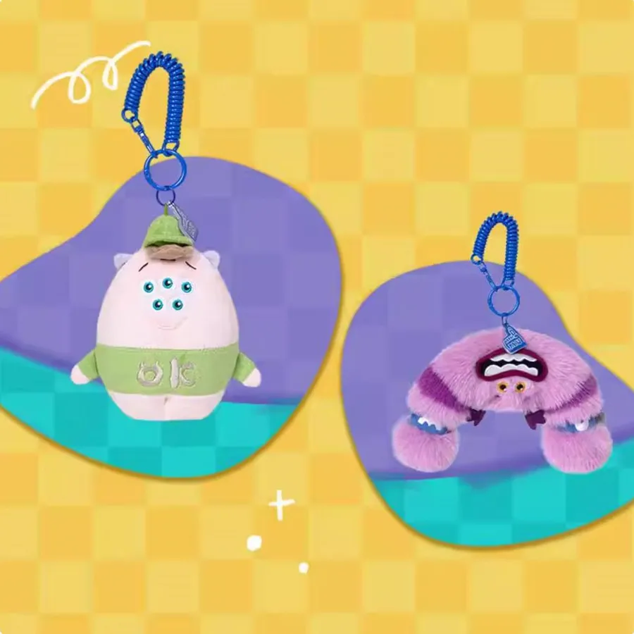 Oficjalny brelok Disneya z Uniwersytetu Potworów, Mike Ślimak, pluszowy wisiorek, prezent urodzinowy