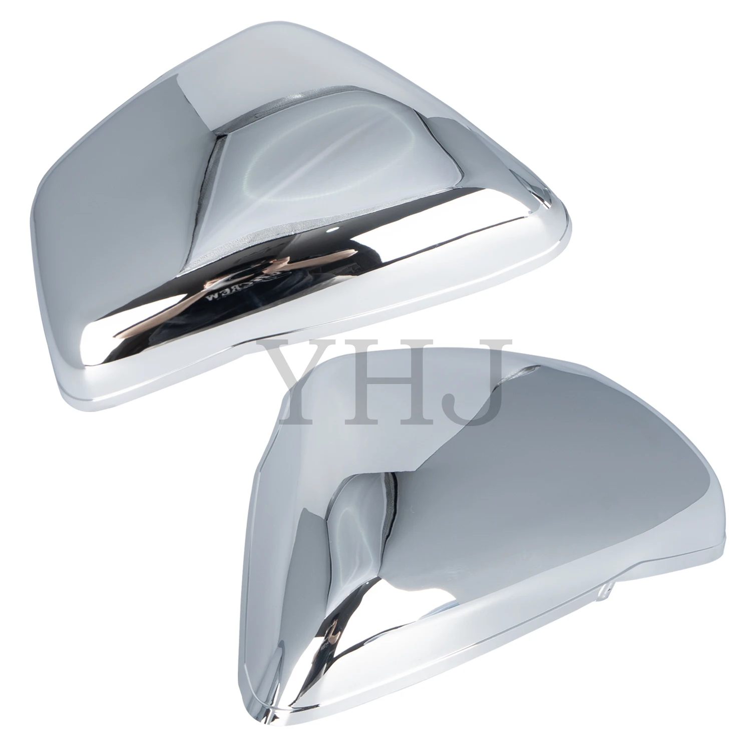 

For Yamaha Motorcycle Virago XV750 700 1000 1100 1984-Up Chrome/Black ABS Plastic Left + Right Battery Side Panel Fairing Cover