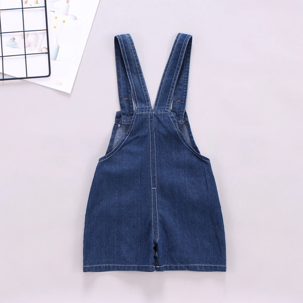 Loose Baby Summer Pants Shorts Toddler Fashion Kids Denim Rompers Boys Girls Jeans Overalls Cute Cartoon Babe Overalls Clothes