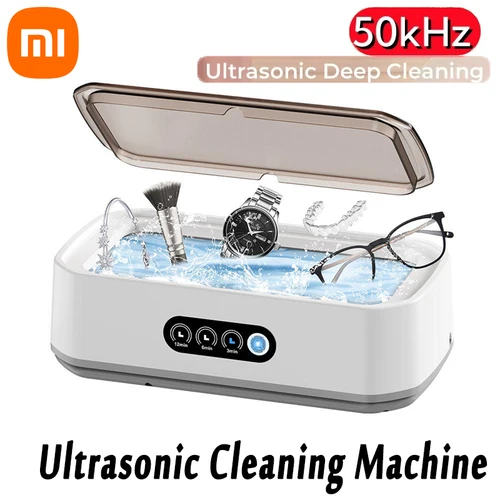 샤오미 초음파 세척 기계, 안경 쥬얼리 틀니 젖꼭지, 미니 고주파 진동 청소, 650ml 