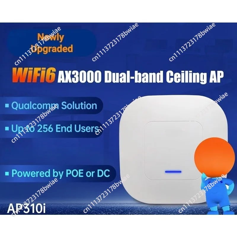 WiFi6 AP Dual Band Ceiling Access Point Wireless AP Wifi AX3000 2.5G WAN/LAN Port USR-AP310i