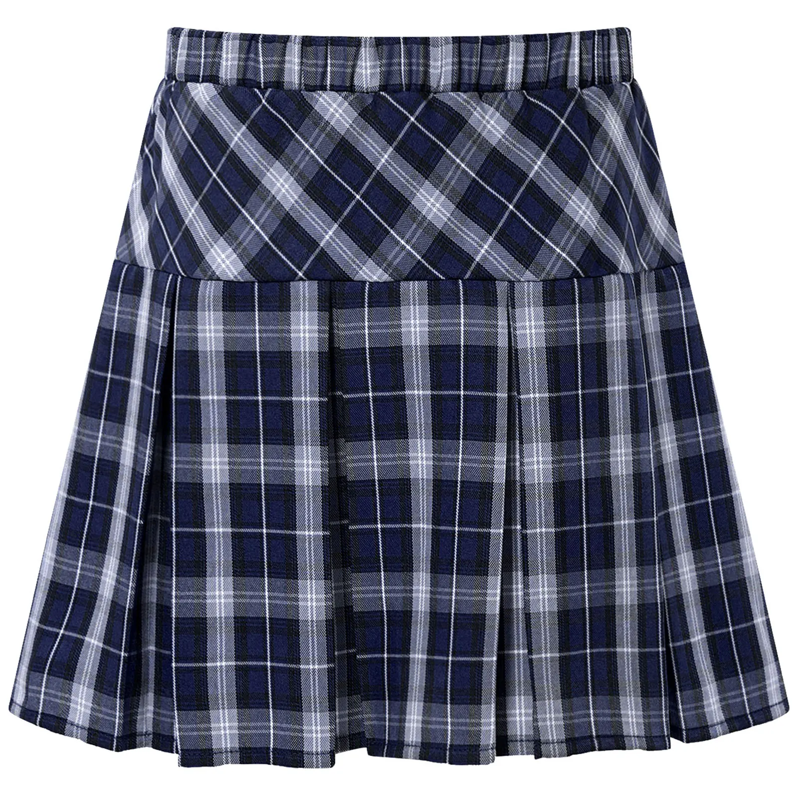 Gonna a pieghe scozzese primavera estate per bambini ragazze stile College studente abito corto spettacolo teatrale Costume abbigliamento per bambini