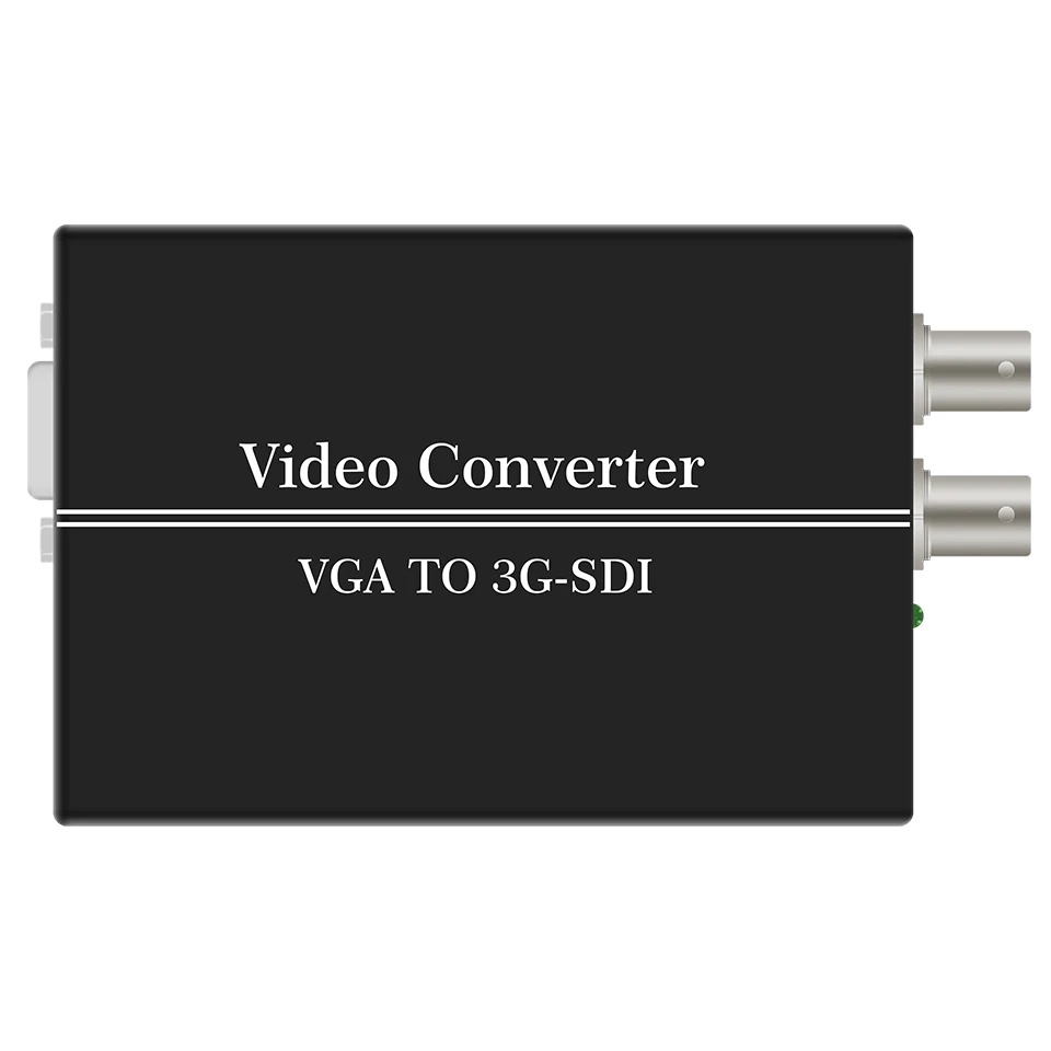 

VGA to SDI Converter Broadcast SDI Video Converter with 3.5mm Audio VGA To 2 SDI Audio Video Converter For PC to TV HD Compute