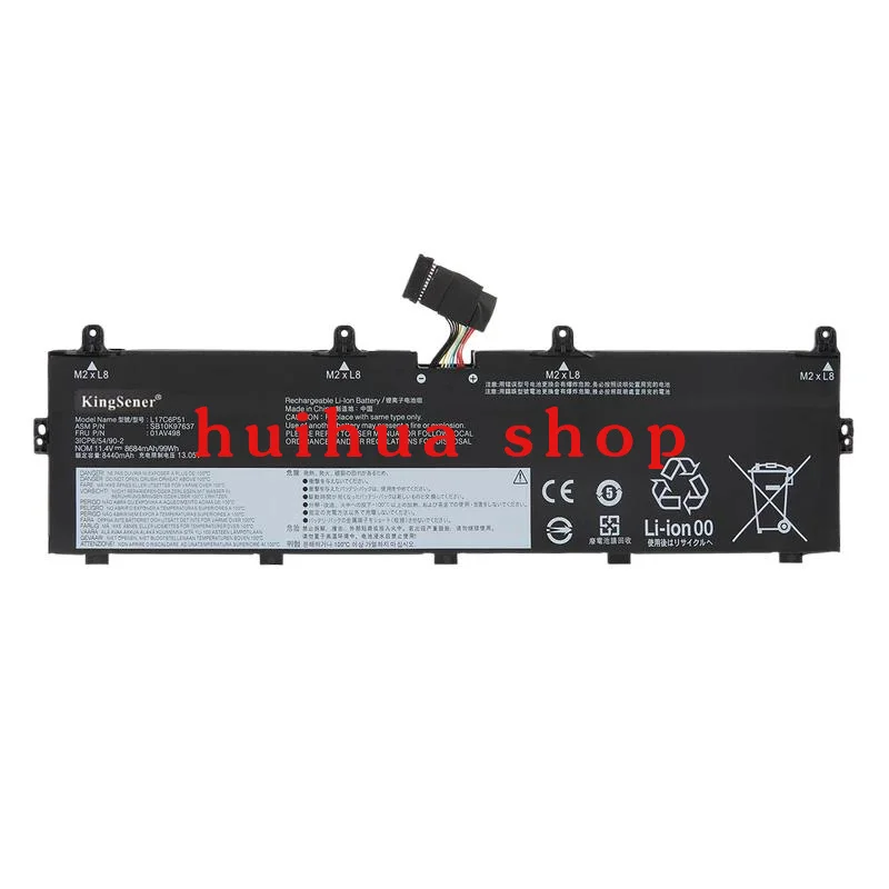 

KingSener L17C6P51 Laptop Battery For Lenovo ThinkPad P72 P73 Series L17M6P52 01AV497 01AV498 SB10K97636 SB10K97637 931QA100H