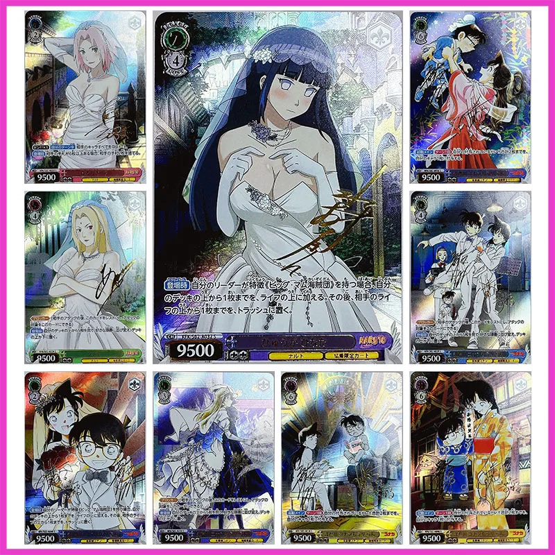 

Anime Goddess Story DIY ACG NARUTO Game Cards Tsunade Hyuga Hinata Haruno Sakura Toys for boys Collectible Card Birthday Present