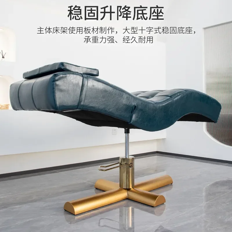 Multifunctional Foldable Facial Bed for Lifting Beauty Face Wash Eyelash Massage Physiotherapy Ear Picking Bar Special