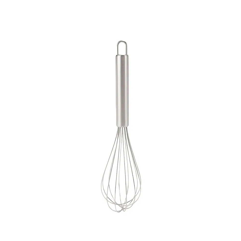 1Pc Stainless Steel Manual Whisk Modern Simple Baking Utensil Durable Rust Resistant Easy To Whip Eggs Cream Batter Easy Clean For Home Kitchen Baking For Baking Enthusiasts Homemade Cake Dessert Cooking Stirring Gadget