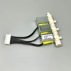 Válvula Solenoide de precisión de 3 vías DC12V, válvula solenoide normalmente cerrada, válvula de aire solenoide de bajo ruido para sistema de presión de aire