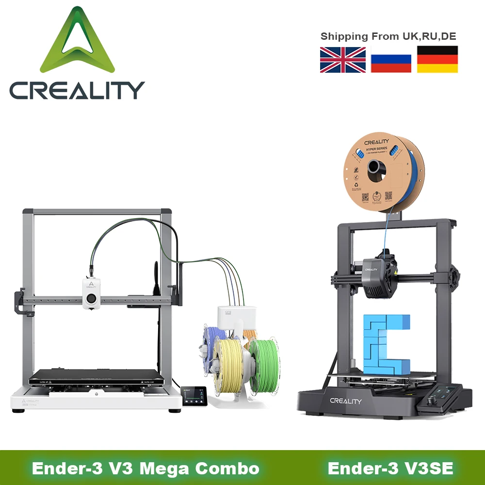Creality 3D Ender-3 V3 SE FDM 3D Printer Speed up Auto-Leveling Impresora Creality Ender 3v3 Mega Combo Multi Color 3D Printing