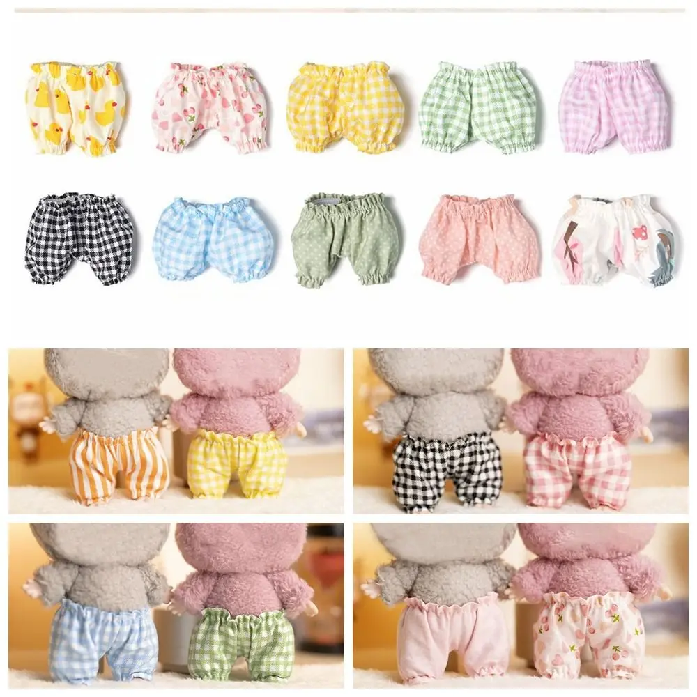 Labubu Time To Chill Filled Labubu Shorts For Macaron Cos Gift Mini Pants Handmade Labubu Doll Clothes for 17cm Labubu Doll