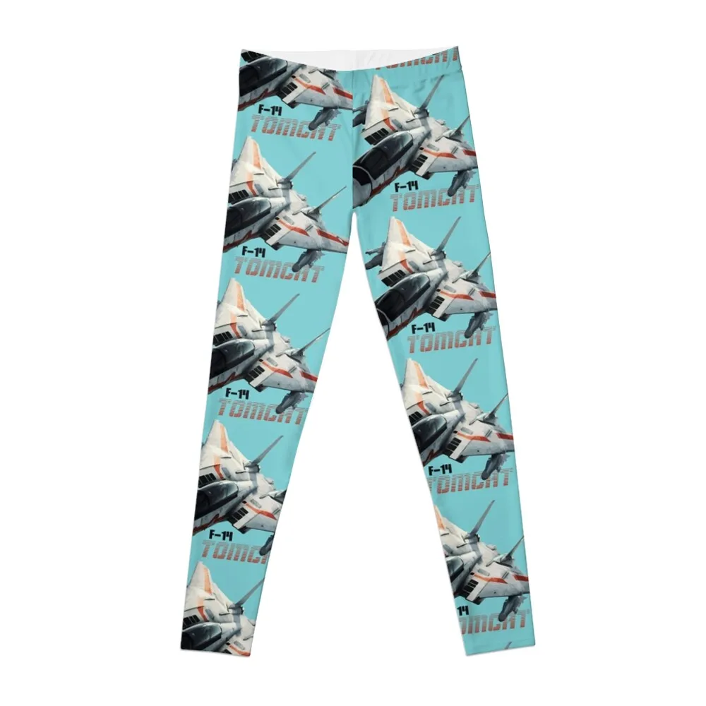 Grumman F-14 Tomcat Fighter Jet Aircraft Leggings sporty woman push up gym wear workout shorts active wear Womens Leggings