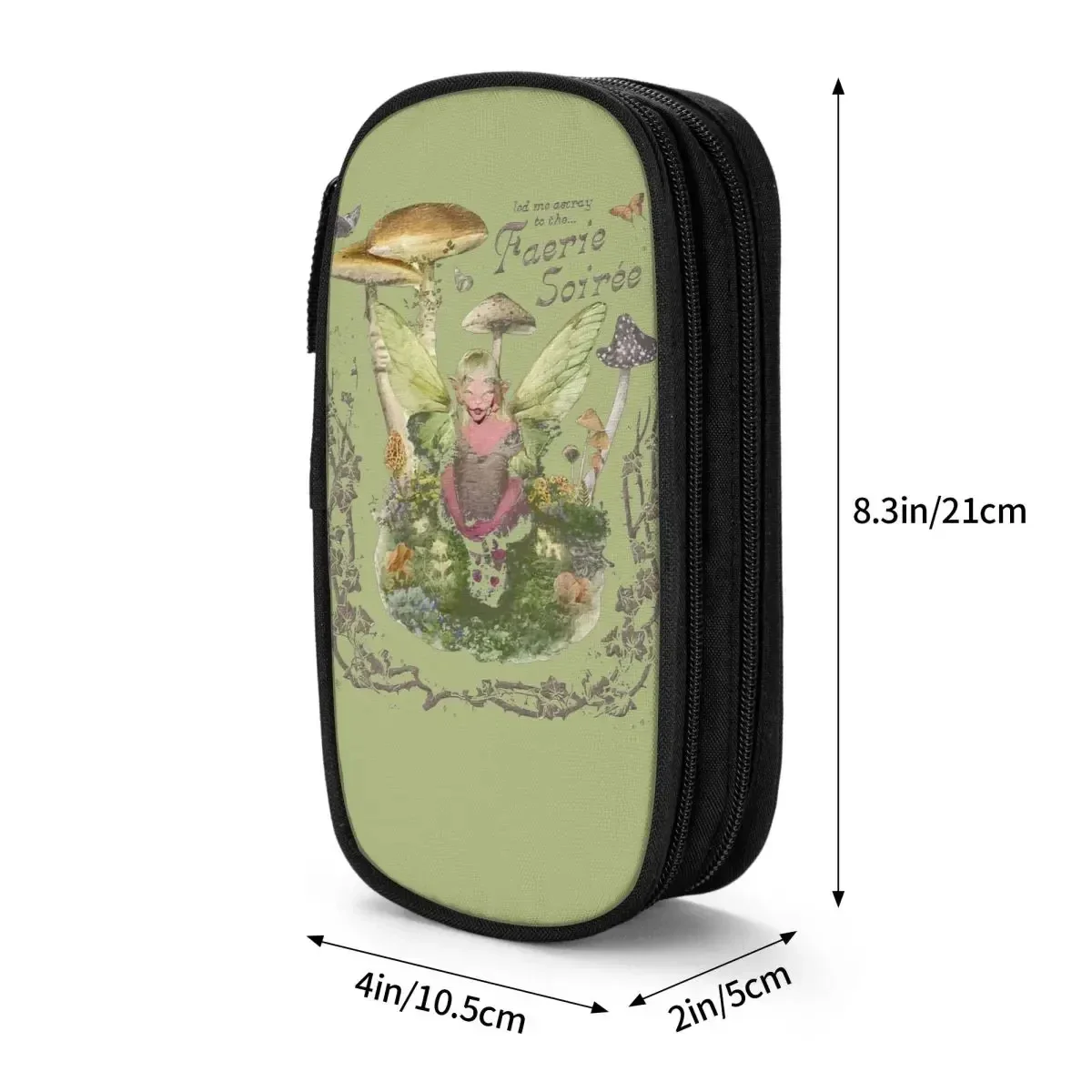 Large-capacity Pen Box Soiree Melan Pink Melanie Martinez School Accessories Album Post Double Layer Pencilcase Girl Makeup Bag