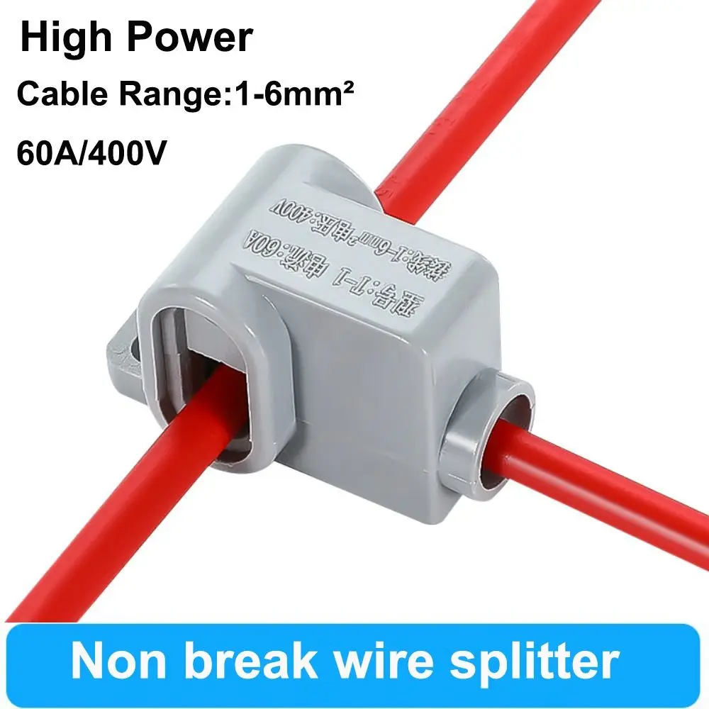 High Power High Power Splitter Conductor Brass Quick Terminal Block Wiring Connector Electrical