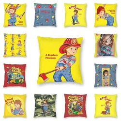 Soft Good boys children's Play Chucky fodera per cuscino da tiro decorazioni per la casa fodera per cuscino per vigile del fuoco quadrata personalizzata 45x45cm federa