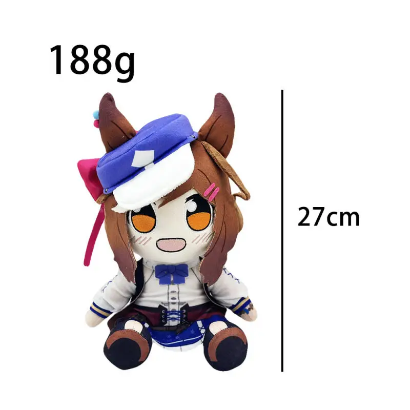 Simpatico cartone animato Umamusume Pretty Derby Maruzensky Silenzio Suzuka Peluche Bambola Cuscino Decorazione Regalo di compleanno Giocattolo
