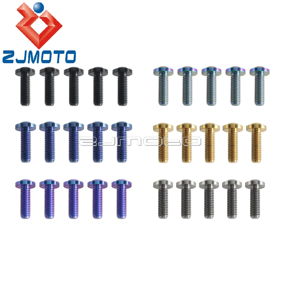 Titanium Brake Rotor Hardware Bolt For Harley Softail Deluxe Heritage Standard Night Train Street Bob FXBB FLHC Low Rider ST