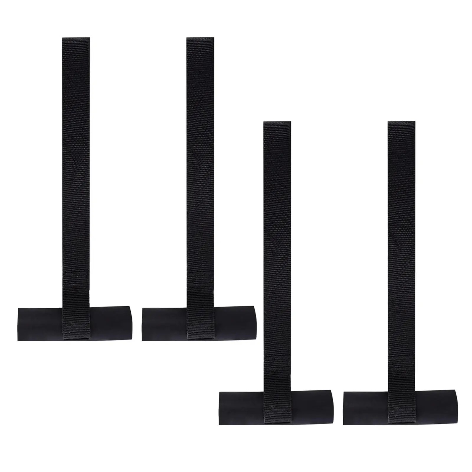 4x Kayak Tie Down Anchors Straps Durability, Practical, High Performance Quick Hood Loops, Accessories for Car Hoods and Trunks