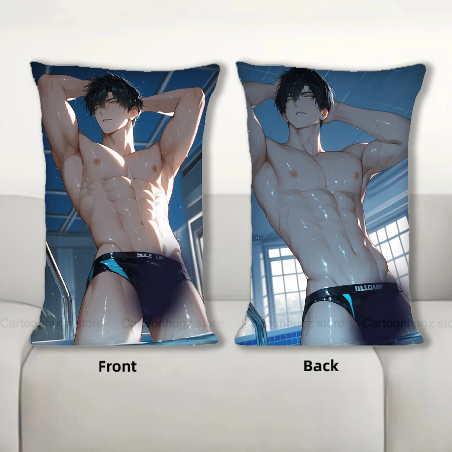 

Dakimakura аниме плавательный мальчик Xiao Yi наволочка диванная подушка двухсторонняя наволочка с принтом 40X60 см