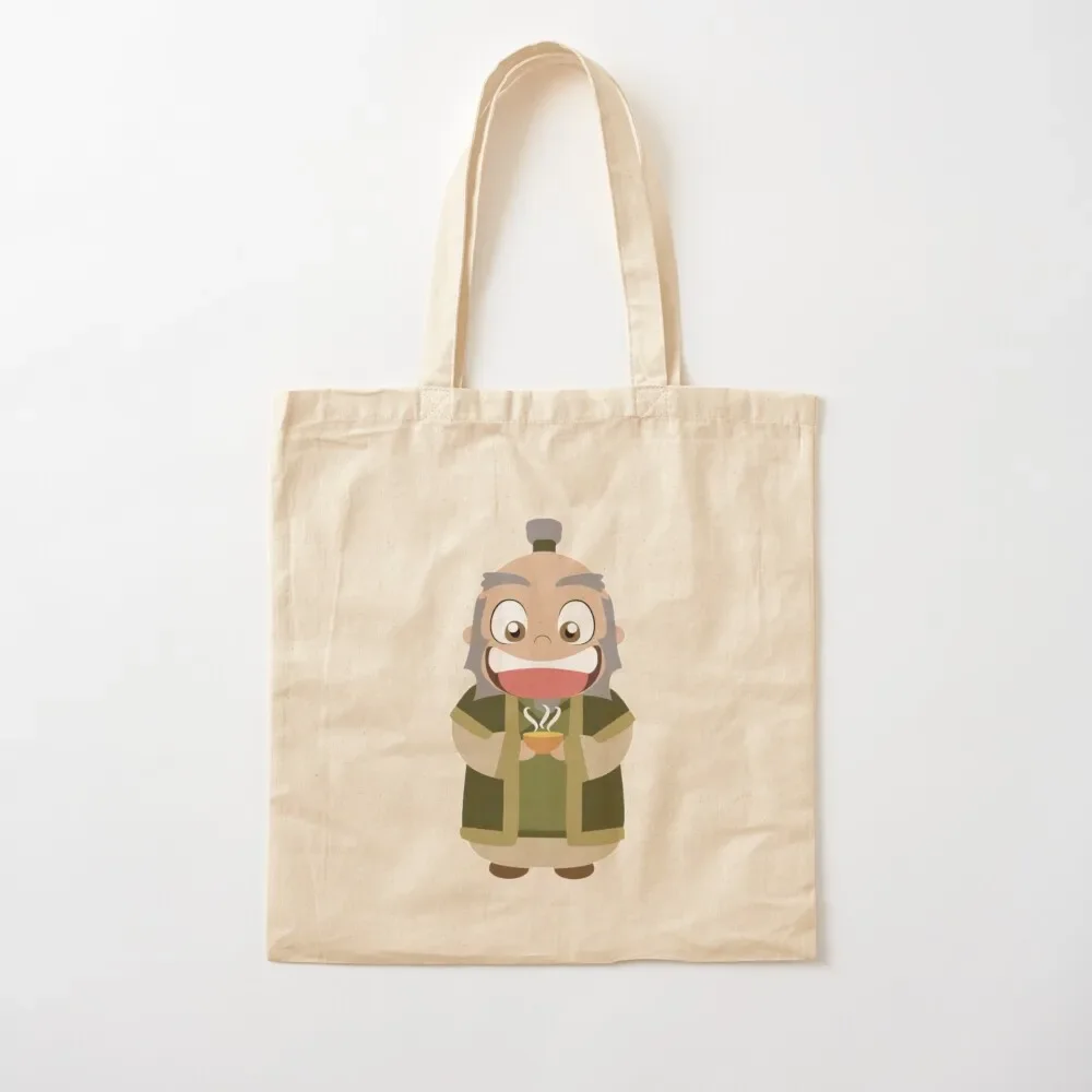 uncle iroh cartoon Tote Bag university shopper bag tote bag reusable shopping bags