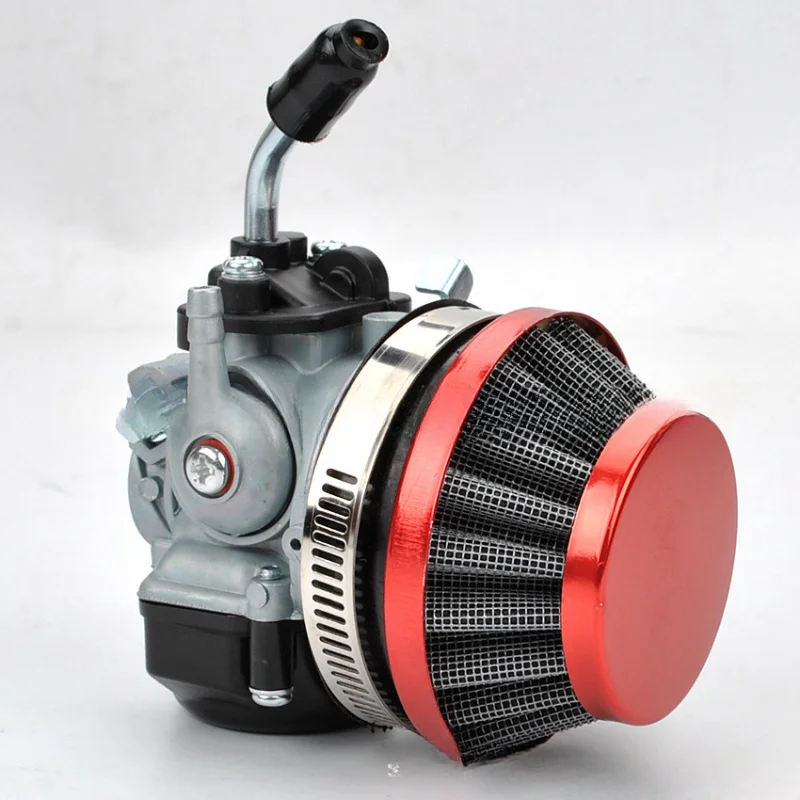 Für Vergaser 2-Takt 49cc, 66cc, 70cc, 80cc mit Luftfilter Mini-Motorradmodifikation LLL