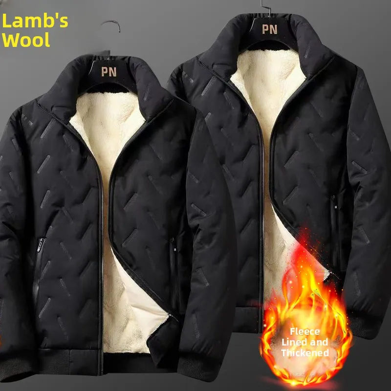 الرجال Fce اصطف القطن Jaet الشتاء الرياضة معطف يندبروف مقاوم للماء الدفء لامب المخملية ملابس خارجية غير رسمية طويلة Sve #3