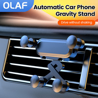 Olaf Gravity Car Holder For Phone Air Vent Clip Mount 360° Rotation Mobile Cell Stand in Car GPS Support For iPhone 13 12 Xiaomi