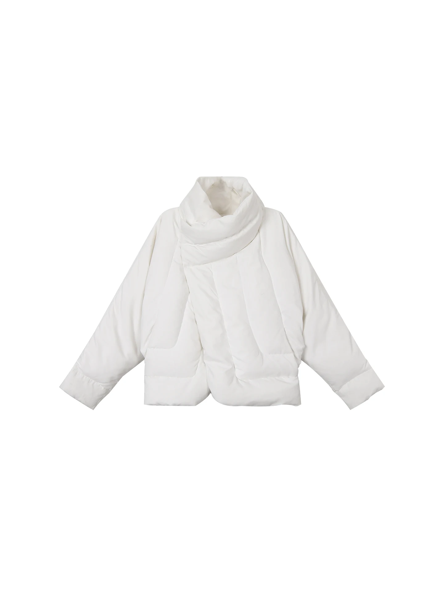 

White Du down Jaet Women's Winter New Lazy Sle Beautiful Outerwear Coat 90% White Du Feather Commute Simple Straight Cut