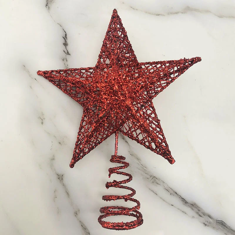 (1 unids/paquete) 15*20cm árbol de Navidad dorado y plateado brillante decoraciones de regalo para niños para el hogar adornos de árbol de Navidad hechos a mano DIY