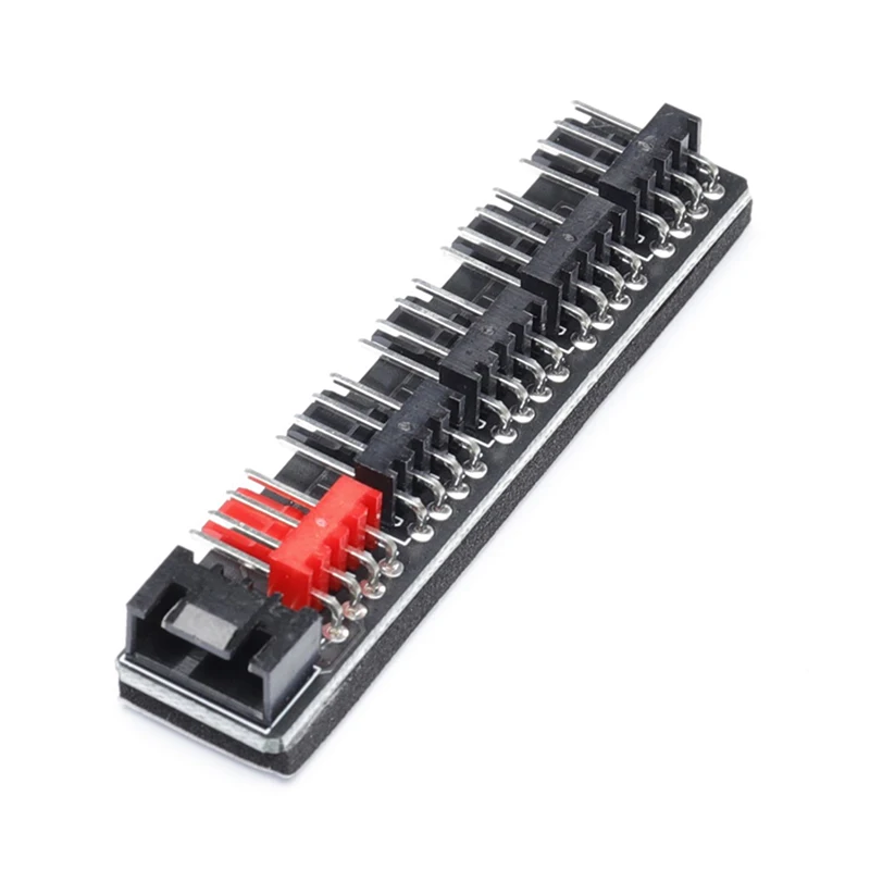 5 Port PC Fan Hub Splitter Speed Controller Adapter For 4 Pin PWM Cooler Cooling Fan Computer Cables Connectors Accessories