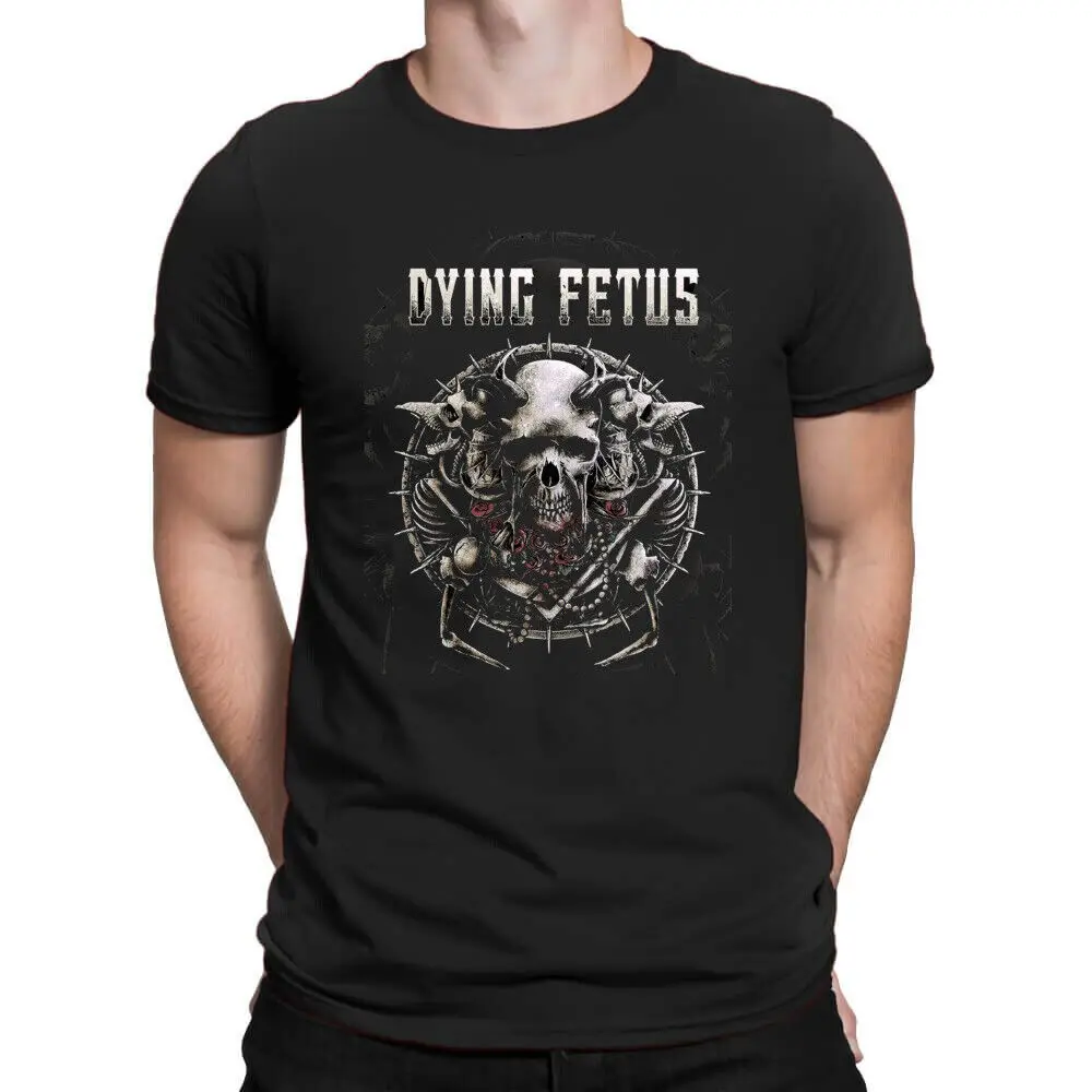 

Dark Skull Dying Fetus Retro Music Gildan T-Shirt Unisex T-shirts Cotton Luxury Brand Vintage Oversized