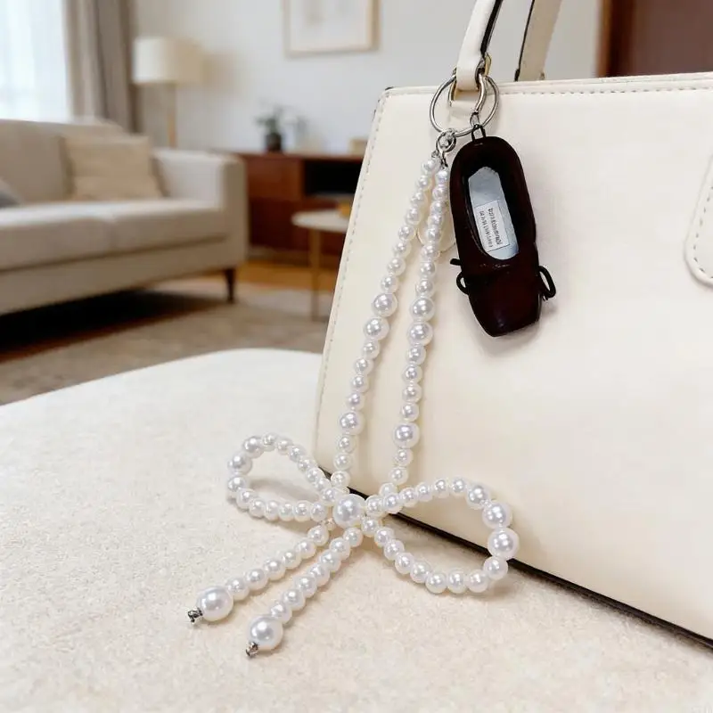 

Keychain Ballet Flat Shaped Pendant For Phone Chain Or Bag Decoration Gift For Dance Lovers And Fashion Enthusiasts C71A