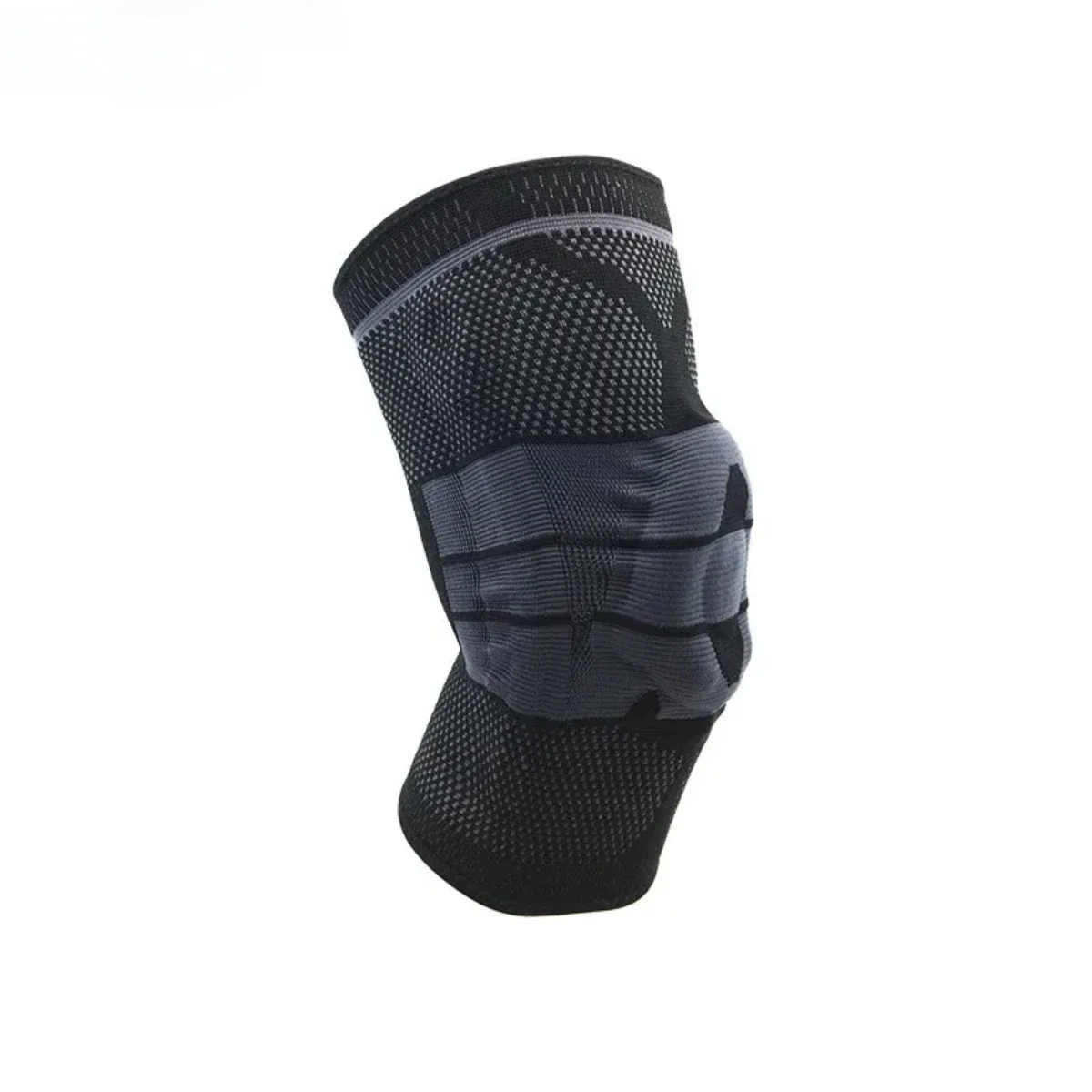 

1 pc Knee Brace Strap Patella Medial Support Strong Meniscus Silicone Compression Protection Sport Knee Pads Running Basketball