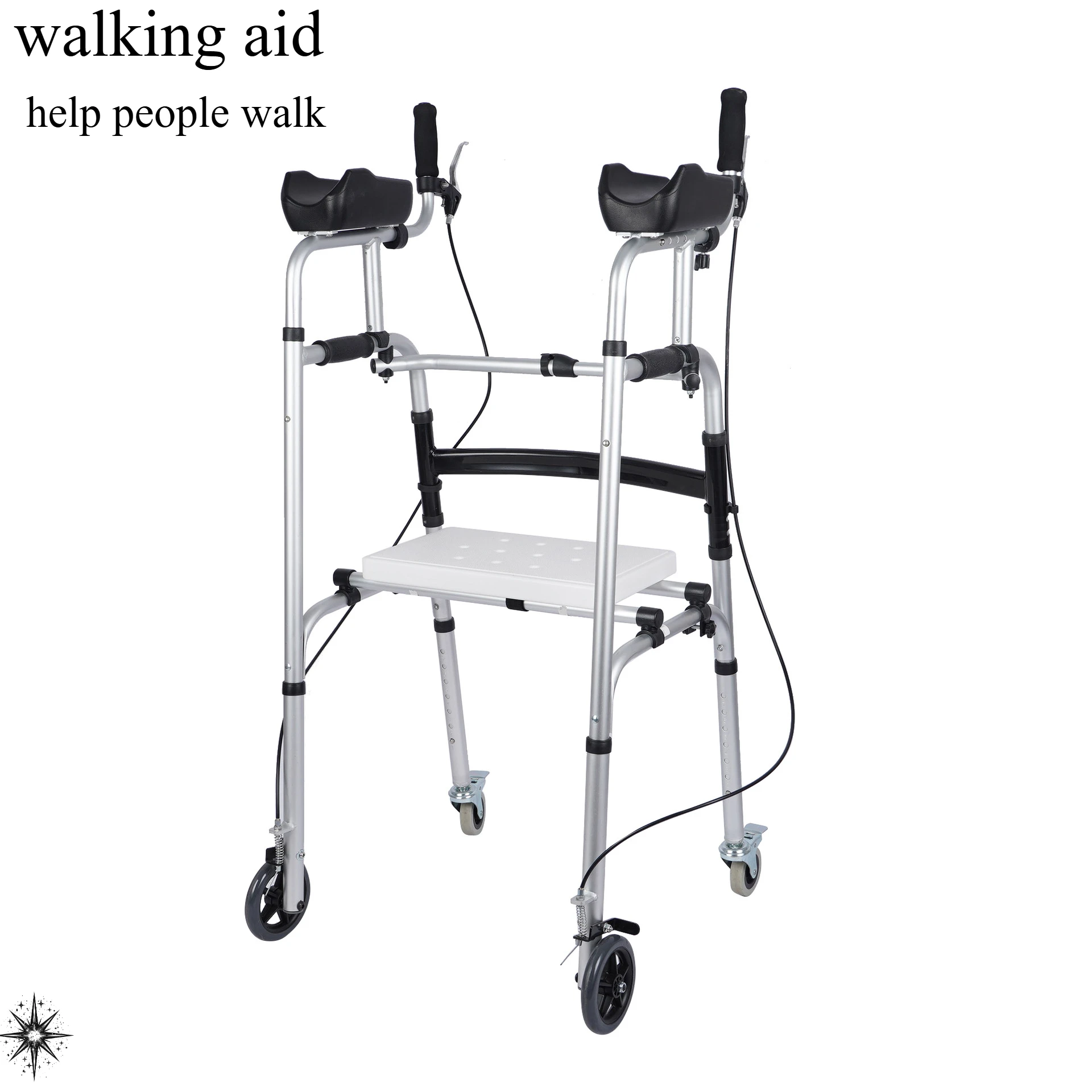 Elderly walker can take rehabilitation standing assistance aid walkers