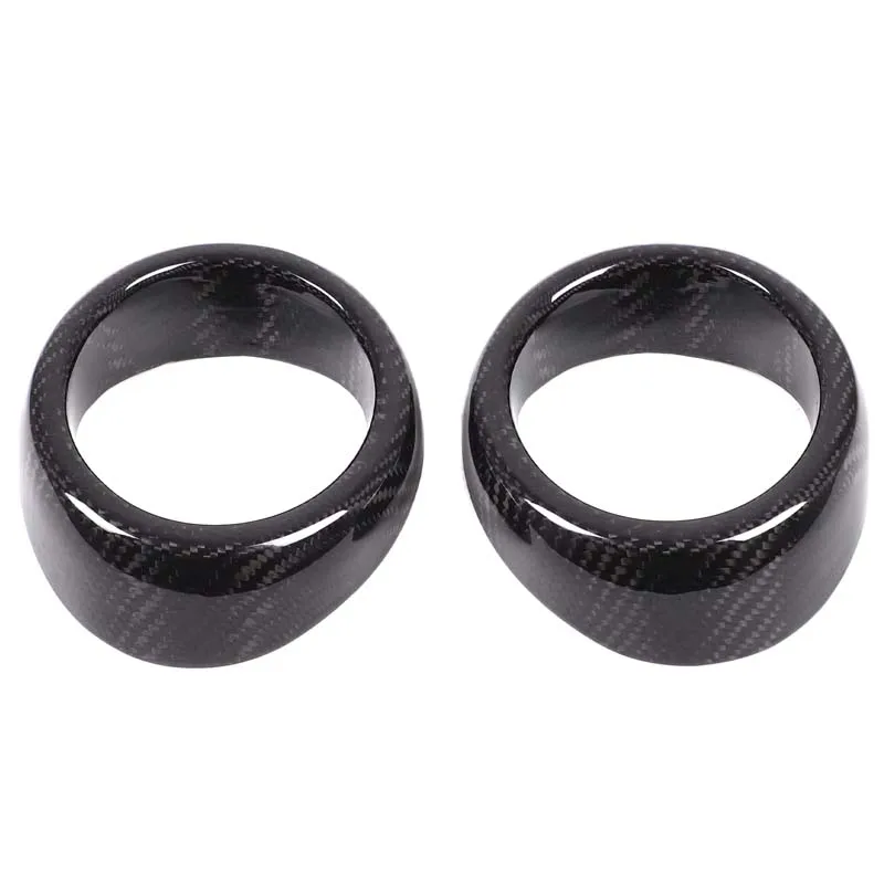 

For Infiniti G25 G35 G37 2010-2013 Real Carbon Fiber Car Front Fog Light Ring Cover Trim Sticker Exterior Car Accessories