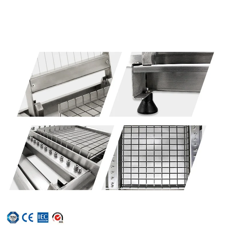 

Double blade 304 stainless steel raw chocolate cutting machine Manual slicing and cutting candy chocolate cutting machine