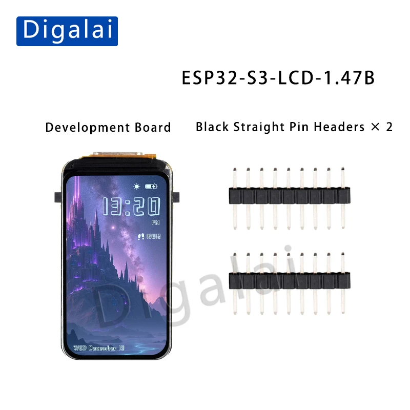 ESP32-S3 development board 1.47-inch LCD screen can be connected to the battery QMI8658 arduino