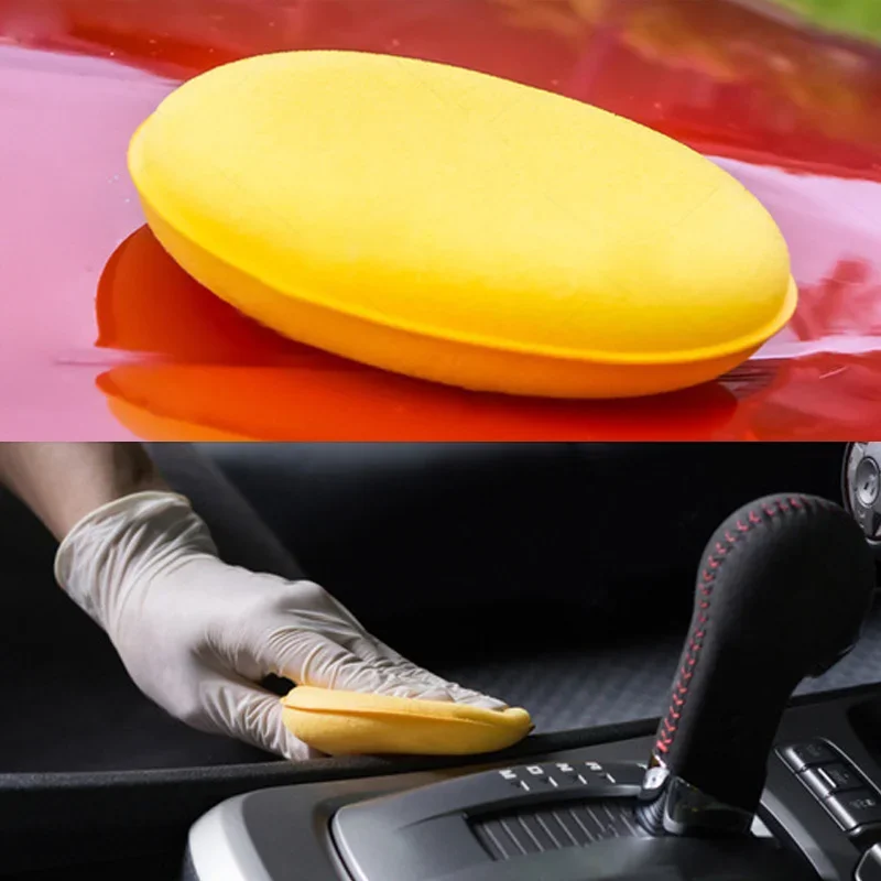 Car Detailing Tools Car Polishing and Waxing Sponges High-Density Foam Application Pads for Detailed Car Washing and Maintenance