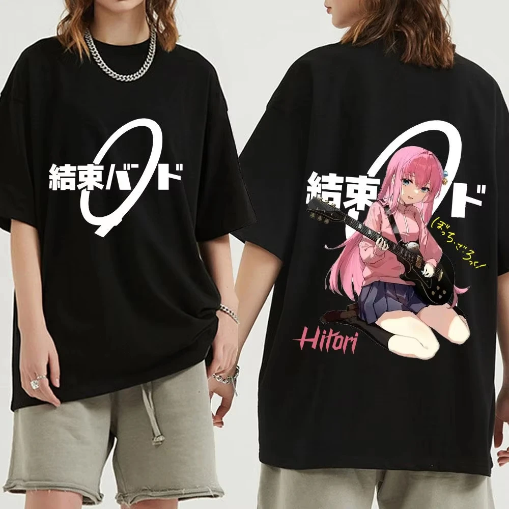 Unisex Plus Size Personalized Year-Round T-Shirt Printed With Anime Bocchi The Rock Kita Ikuyo Women And Men Comfortable T-shirt