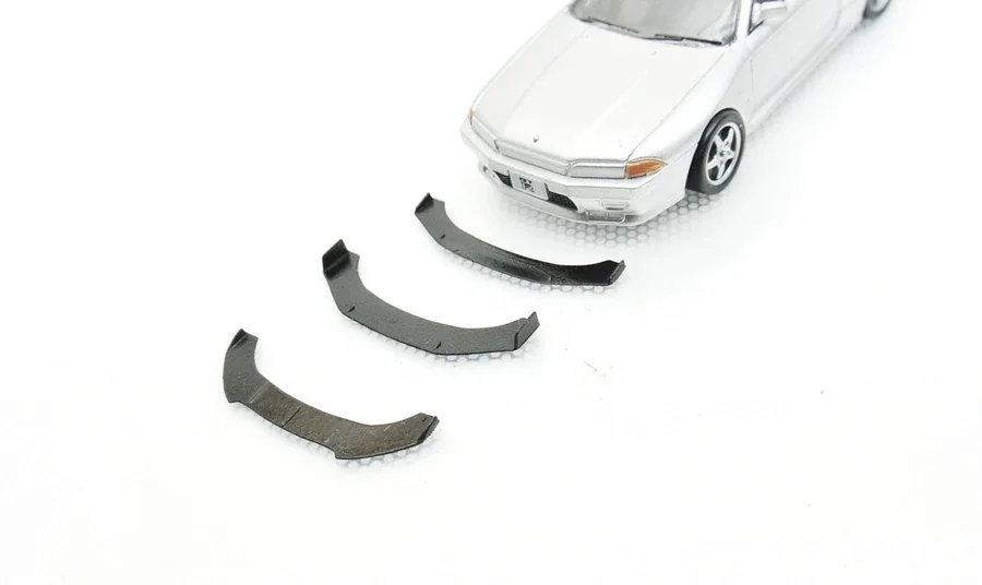 1/64 1/43 Handmade Car Model Bumper Front Shovel Spoiler Garage Scene Decoration Modification 