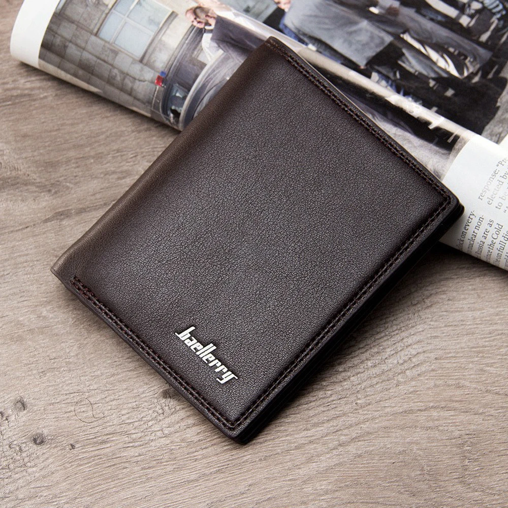 Baellerry Butterweiche, schlanke Geldbörse für Herren, minimalistischer Kartenhalter aus PU-Leder – Vordertasche, RFID-blockierender Geld-Organizer – Detail 24